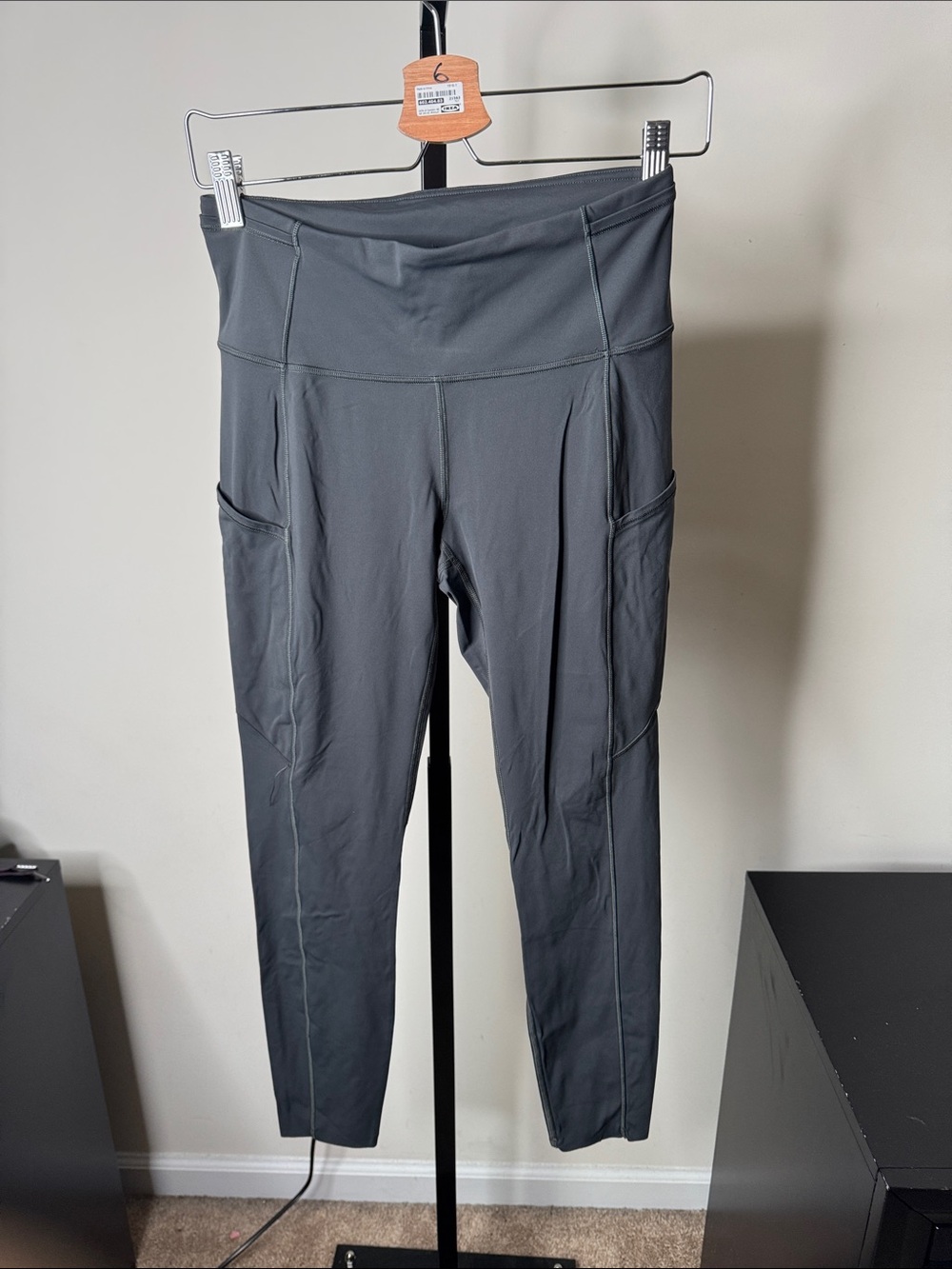 lululemon athletica Charcoal Gray High-Rise Pocket Leggings